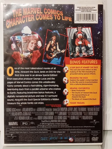 1986 Vintage Howard The Duck, Files Magazine Lot With Howard The Duck( DVD-... - Picture 14 of 15