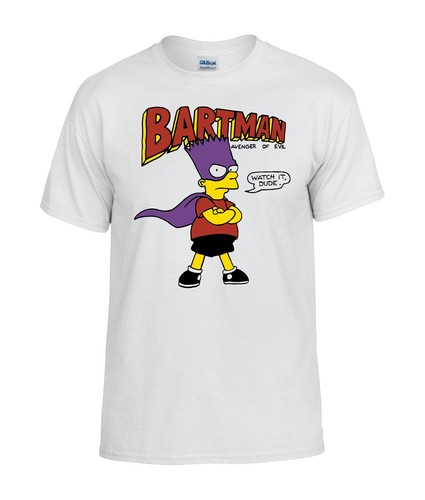 Bart Simpson - Bartman T-Shirt 90 style reproduced  - Picture 3 of 4