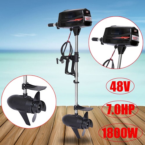 Chariot moteur hors-bord électrique points de vente 7 CV 1800W moteur bateau brushless moteur hélice