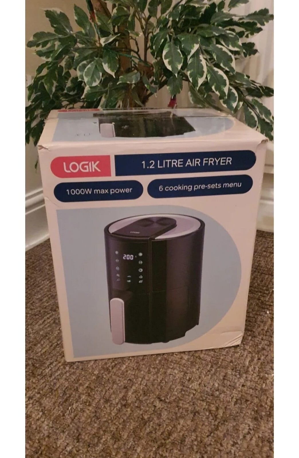LOGIK LAF21 Air Fryer Black & SilverLOGIK LAF21 Air Fryer Black