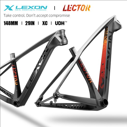 MTB 29er Mountain Bike Carbon Frame 148x12 Seatpost Handlebar 15/17/19inch BB92 - Picture 1 of 26