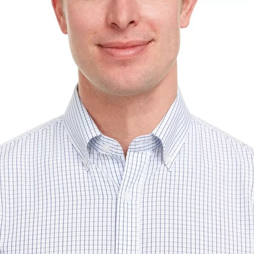 Chaps Men's Regular Fit Button-Down Dress Shirt, White, Size L (16-16.5, 32/33) - Picture 4 of 8