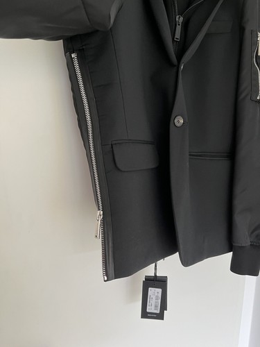Dsquared Jacke 48 Bomberjacke Jacket Mix, RARE & NEW! Black Schwarz - Bild 7 von 11
