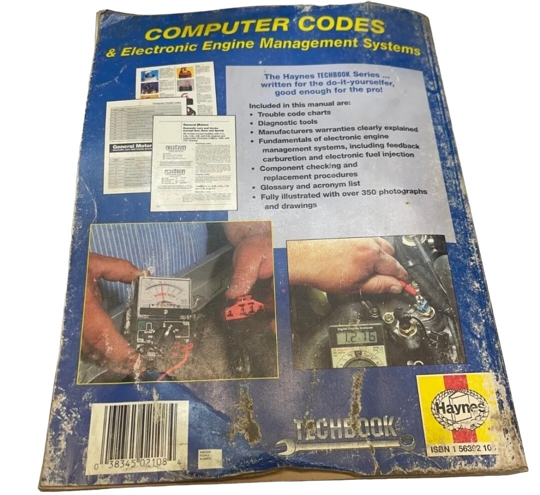 Haynes TechBook Automotive Computer Codes & Electronic Engine ...