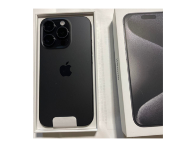 Apple iPhone 15 Pro 128GB UNLOCKED Black Titanium Dual SIM ✓Japan