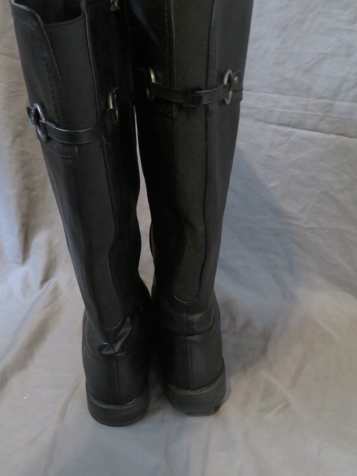 Women’s Lane Bryant Black Black Black Faux Leather Zip-Up Mid-Calf Boots Size 9W 9 Wide 7bc521 Women’s Lane Bryant Black Black Black Faux Leather Zip-Up Mid-Calf Boots Size 9W 9 Wide 7bc521