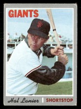 1970 Topps #583 Hal Lanier - VG