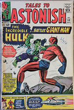 TALES TO ASTONISH #59 5.0 VG/FN OW 1964 Stan Lee Jack Kirby 1st HULK & Giant Man