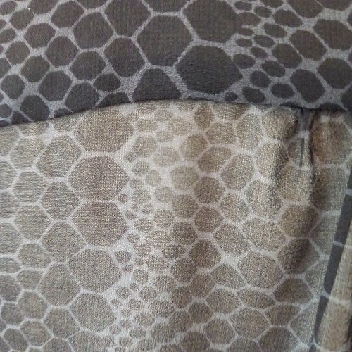 HOBBS Size 10 Long Sleeve Semi Sheer Blouse, Snake Effect Print, Breast Pockets - Picture 7 of 9