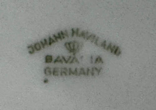 Blaue Girlande von JOHANN HAVILAND BAVARIA GERMANY 4 Brotteller, 2 Untertassen NEU - Bild 5 von 22
