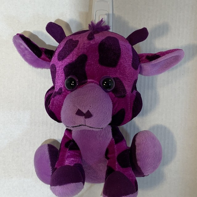 purple giraffe plush