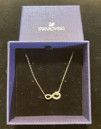 Swarovski Women's Necklace Eternal Love White, Rhodium Plated - Picture 4 of 7