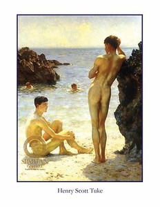naked male artwork J bisset nude