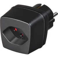 Brennenstuhl 1508480, Steckdosenadapter, Schwarz