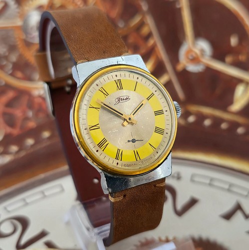 Vintage Watch USSR Zim 2602 Soviet Mechanical Wristwatch Pobeda 15 Jewels - Picture 14 of 24