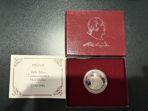 1982 - S George Washington Silver Commemorative Half Dollar