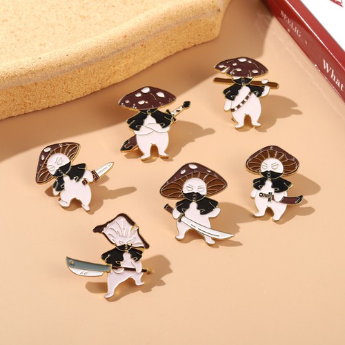 Halloween Punk Gothic Style Enamel Pin Lapel Collar Corsage Brooch Jewelry Gift - Foto 11 di 154