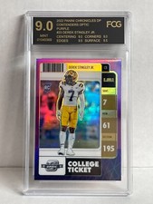 2022 Panini OPTIC conteders purple PRIZM /49 Rookie rc FCG 9 derek stingley jr