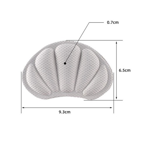 2Pcs Insoles Patch Heel Pads for Sport Shoes Antiwear Feet Pad Cushion Protector - Picture 9 of 15