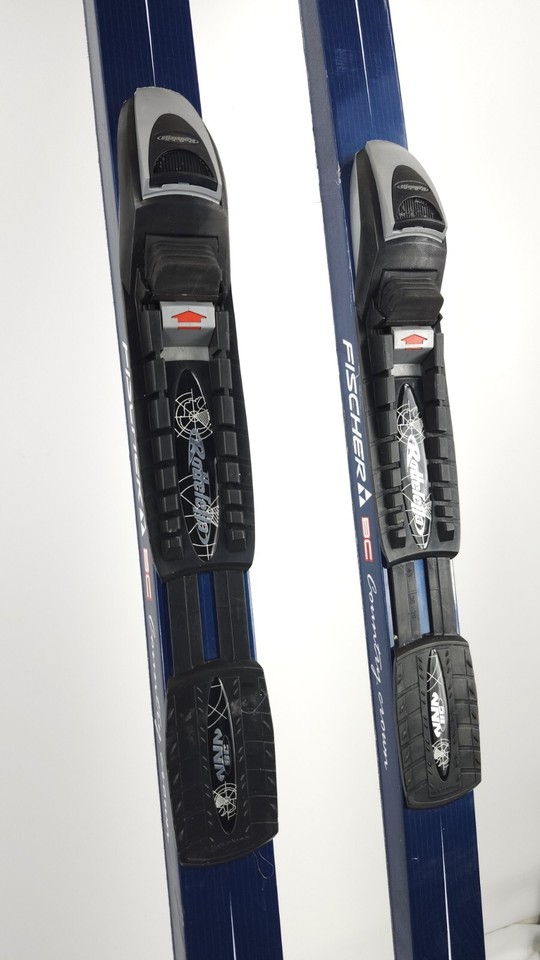 Fischer BC Country Crown 200cm Cross Country Skis w/ Rottefella NNN BC