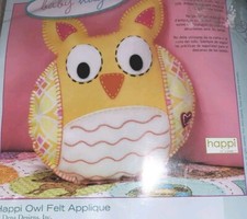 Dimensions Happi Owl Felt Applique Pillow Kit 11" x 13.5"