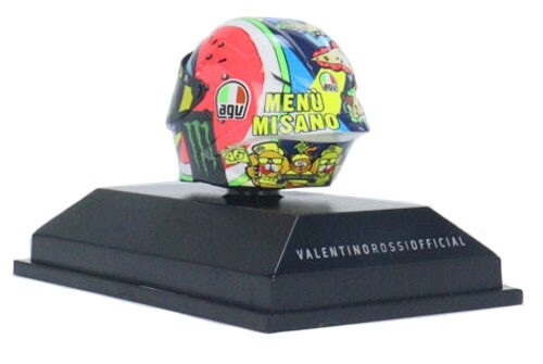 Minichamps Valentino Rossi AGV Helmet Misano MotoGP 2019 - 1/8 Scale - Picture 3 of 4