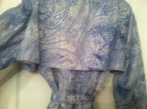 American Glamour By BADGLEY MISCHKA Button Up TRENCH COAT L (ABIGAIL C157) NWT - Picture 9 of 12