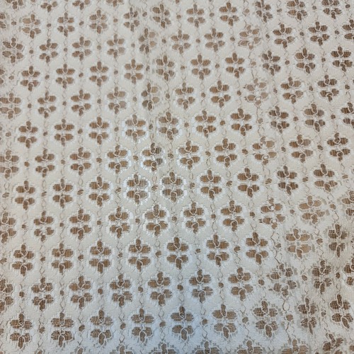 Elfenbein Blumen Häkelspitze Netz Handwerk Kleid Handarbeit Stoff 58" Meterware - Bild 3 von 4