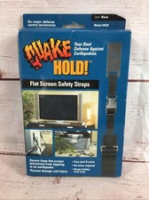 Quake Hold Universal Flat Screen Safety Straps 4520 Up to 70" NIB