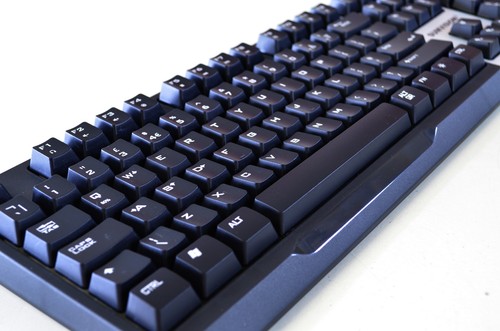 A-JAZZ MULTI BELEUCHTETE MECHANISCHE TASTATUR METALLRAHMEN BLAU ROT VIOLETT - Bild 2 von 8