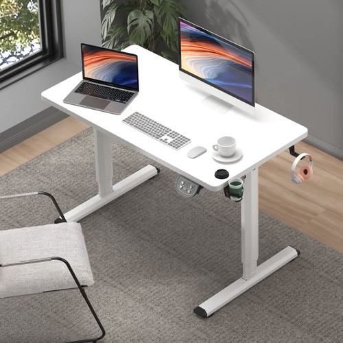 Höhenverstellbarer Schreibtisch Bürotisch Tischgestell Elektrisch Laptoptisch DE - Bild 55 von 70