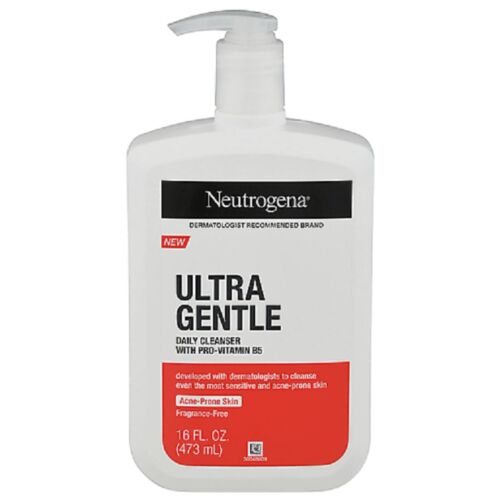Neutrogena Ultra Gentle Daily Face Cleanser, Fragrance-Free, 16 fl. oz - Picture 3 of 4
