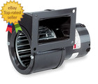 1TDP7 PSC Blower, Black, Draft Fan, 115 Volt, 146 CFM, Outdoor Wood Furnace Fan