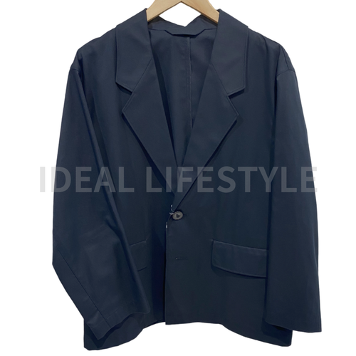 Chaqueta UNIQLO U Algodón Lyocell S-XXL Gris Claro/Gris Oscuro Mujer 476941 Nueva con Etiquetas - Imagen 8 de 10