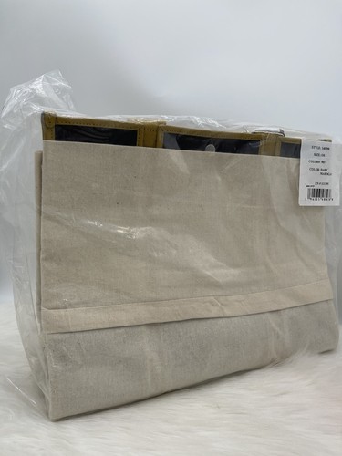 Borsa shopper Tory Burch donna grande twill tela twill AUTENTICA NUOVA CON ETICHETTE $398 Tory - Foto 6 di 21