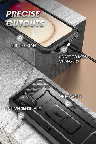 SUPCASE For Samsung Galaxy A02S (2021) Kickstand Case w/ Screen Protector Cover - Picture 4 of 7