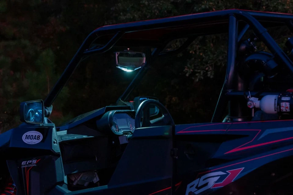 Espejo retrovisor LED Seizmik Halo-R para Honda Pioneer 1000/1000-5 2016-2023 Foto 2 de 4