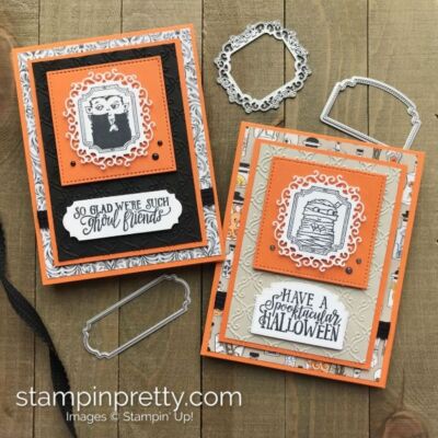 Stampin' Up! SPOOKTACULAR BASH Stamps, ORNATE FRAMES Dies & ENAMEL