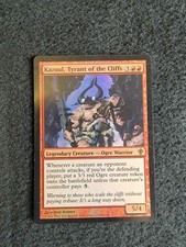 MTG 1x Kazuul, Tyrant of the Cliffs Worldwake 1 NM **FOIL** English 