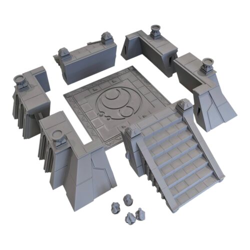 Neo Sphinx Mastaba - 28mm Egyptian 3D Printed Terrain for Tabletop Wargaming - Picture 7 of 8