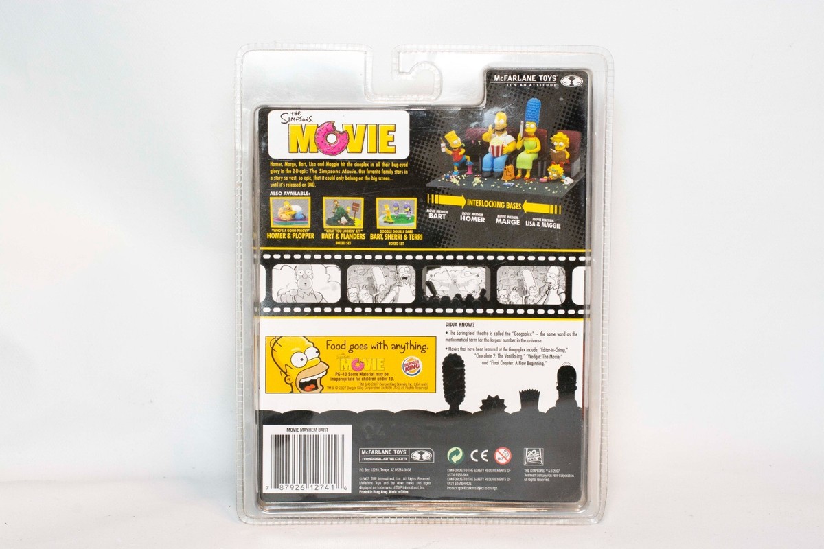 McFarlane Toys The Simpsons Movie Mayhem: Bart With Sound
