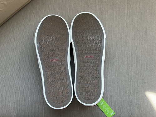 Taos Rubber Soul Womens Size 7.5 Plaid Canvas Slip On Sneakers Shoes New in Box - Picture 7 of 9