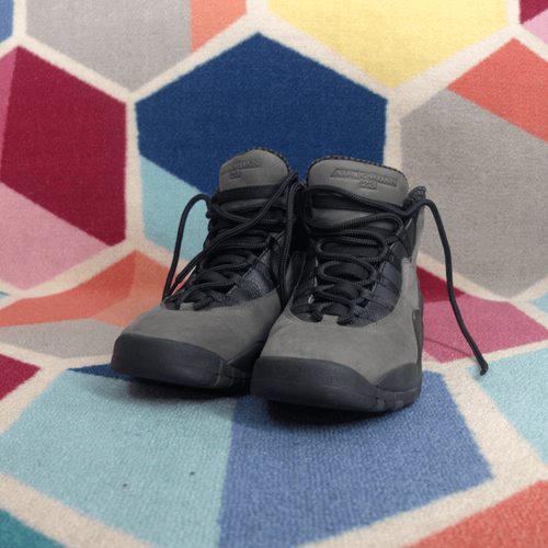 Nike Air Jordan 10 Retro GS SHADOW BLACK DARK GREY 310806-002 Gr. 7Y Kinder Jugend - Bild 2 von 6