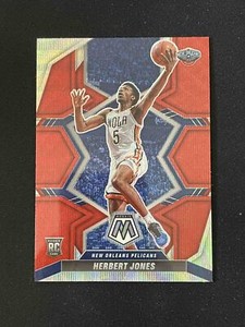 Herbert Jones 2021-22 Panini Mosaic Red Wave Prizm RC #231