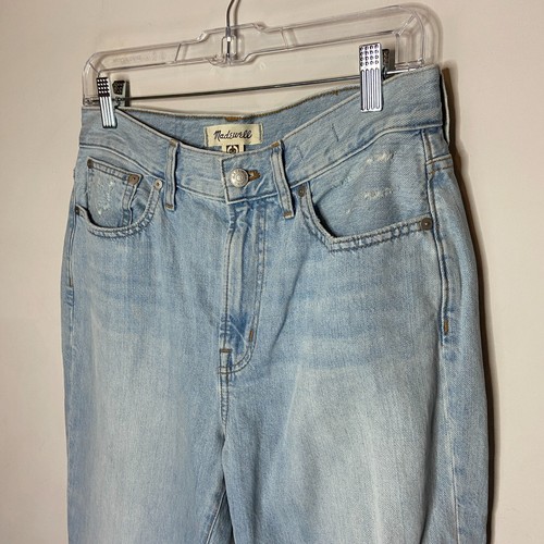 Madewell Women 29 The Perfect Vintage Jean High Rise Taper Leg Light Wash Denim - Picture 3 of 12