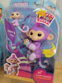 WowWee BFF Fingerlings VIOLET & HOPE, Baby Panda, Sloth  NEW lot of 3