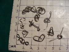 Vintage WIRE or MEATAL PUZZLES