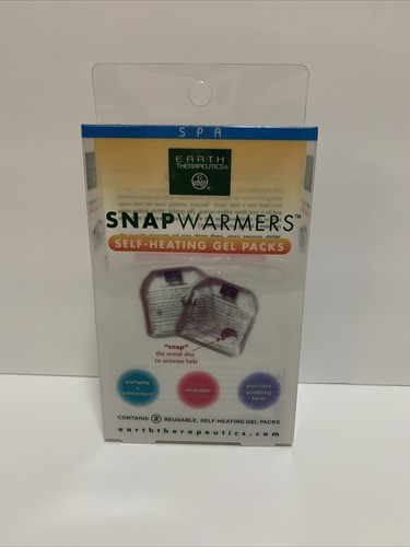 Earth Therapeutics Snap Warmers Self - Heating Gel Packs Reusable - Portable  - Picture 11 of 12