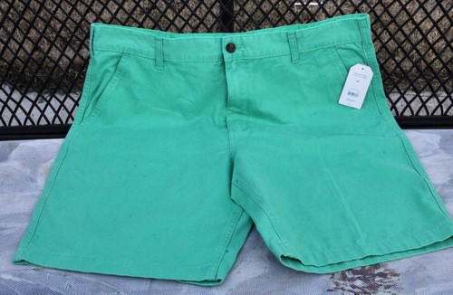 Faded Glory Men's Above The Knee Size Flat Front Shorts 40 NWT 100% Cotton - Picture 2 of 10