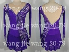 New Ice Figure Skating Dress Figure Skating Dress For Competition purple